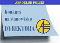 Aeroklub Polski : Konkurs na Dyrektora